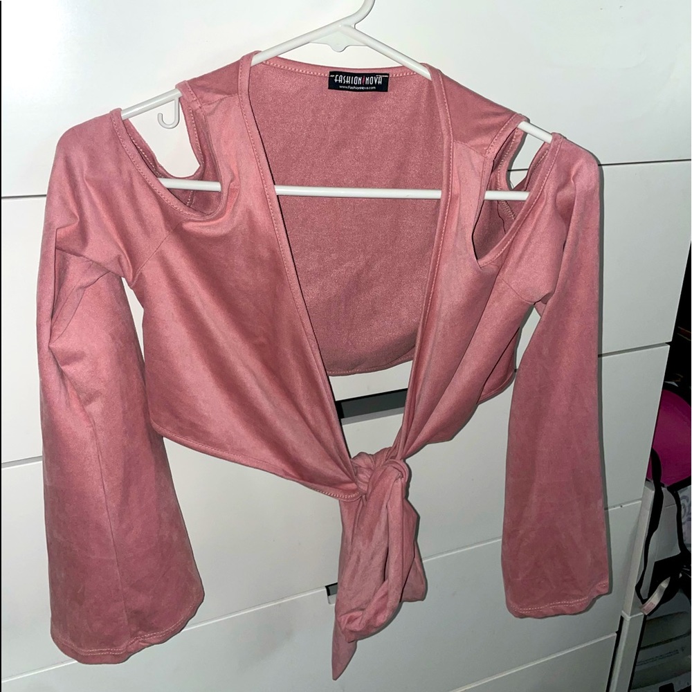 Fashion Nova cropped shirt